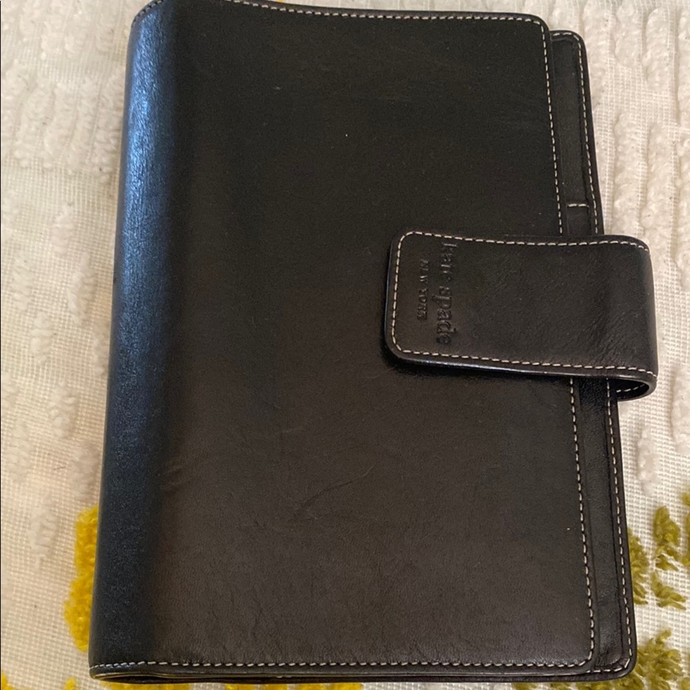 Kate Spade Black Leather Organizer🎄Sale